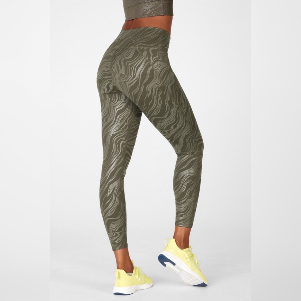 Fabletics | Define High Waisted 7/8 Legging In Ra… - image 3